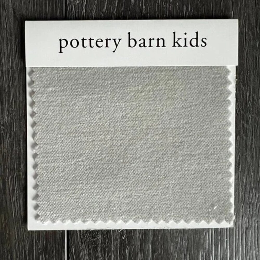 Pottery Barn Performance Plush Chenille Swatch, Grey